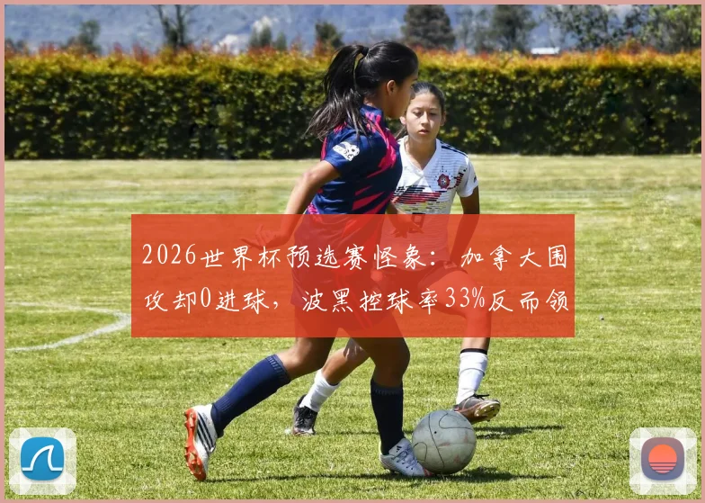 2026世界杯预选赛怪象:加拿大围攻却0进球,波黑控球率33%反而领先,足球战术本质大讨论